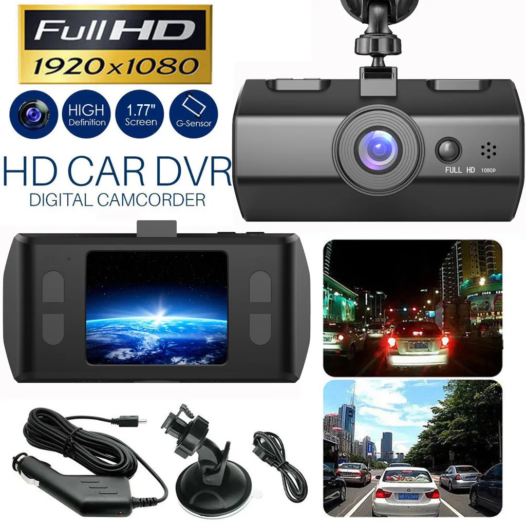 Full HD 1080P Автомобильный видеорегистратор, автомобильная камера, видеорегистратор, видеорегистратор, ночное видение, 1,7 дюймов, микро видеорегистратор, Автомобильный видеорегистратор, автомобильная камера