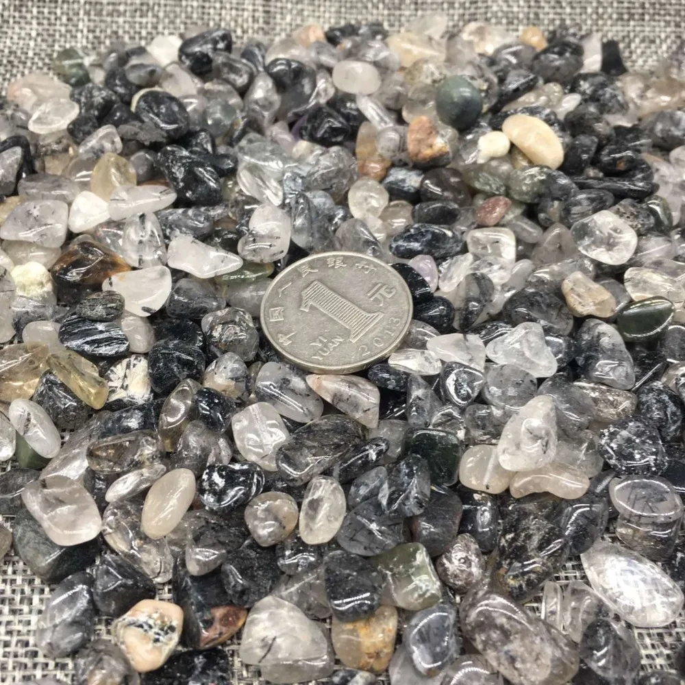 Wholesale Natural Black Quartz Rutilated Crystal Stones Rock Mineral