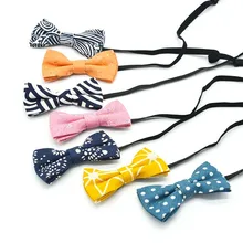 Детский галстук-бабочка Мальчики резинки для девочек Детская школа 9 см 6 см дети размер принт узор Повседневная мода стильный галстук-бабочка Смешанный спиннинг материал