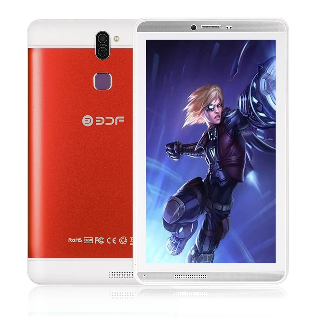 7 Inch Screen Android 6.0 Phone Call Sim Card Tablet Pc Quad Core 8GB Flash Built inside Dual Sim Card Cheap From Moscow
