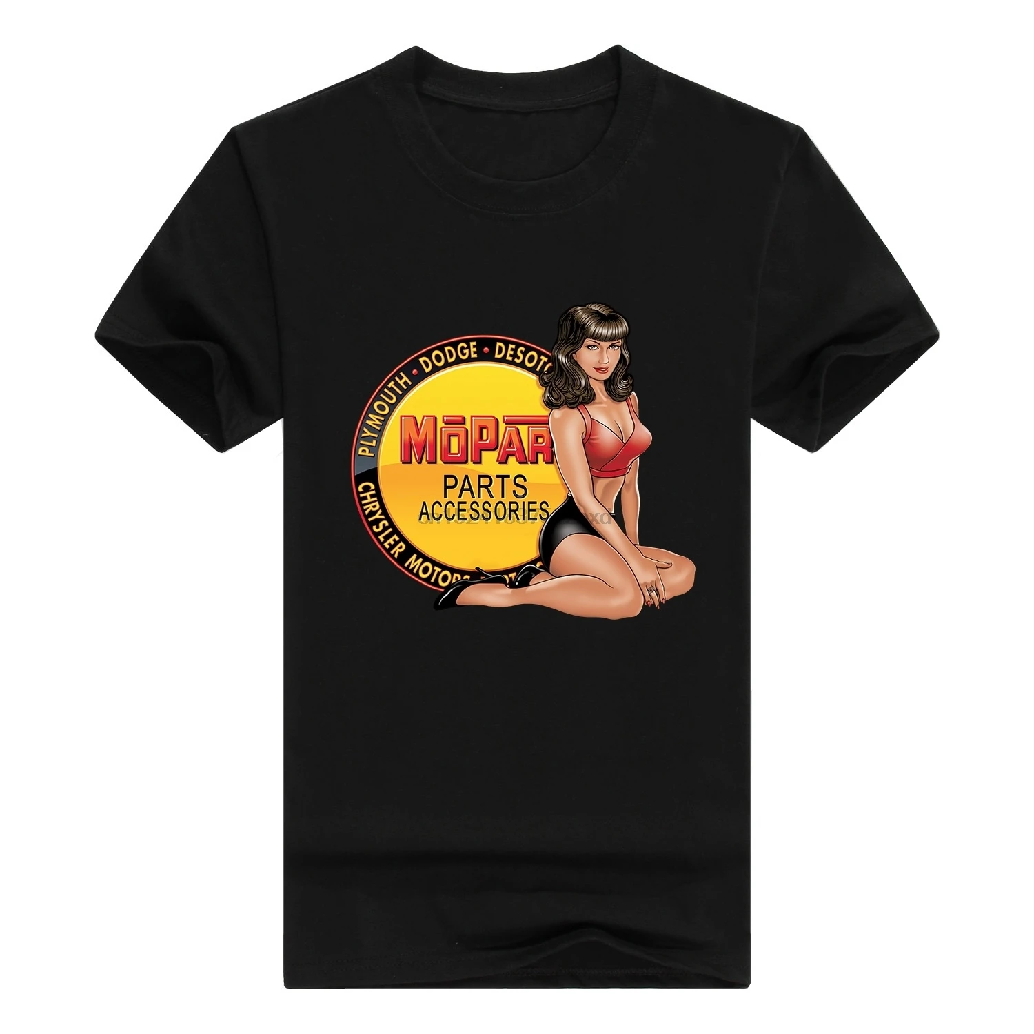 

GECOVE Fashion Men's Mopar Parts Accessories T-Shirts