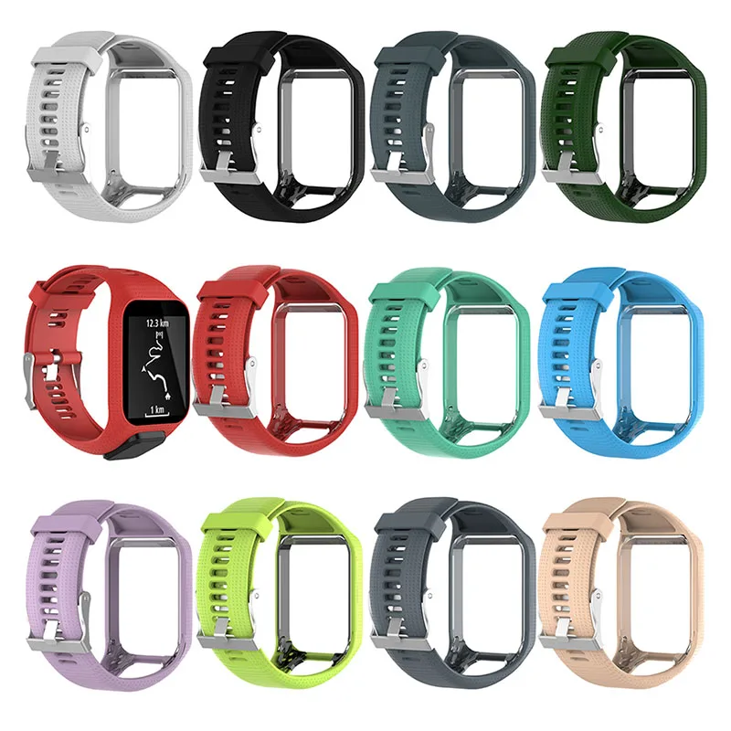 Силиконовый сменный ремешок для наручных часов TomTom Runner 2 3 Watch XR649 | Электроника