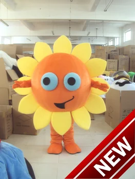 

2018 New Sunflower Heronsbill Mascot Costume For Adults Christmas Halloween Outfit Fancy Dress Suit Free Shipping Drop Shipping