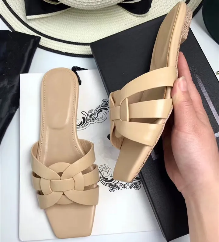 Real Zapatos Las De Tamaño Moda Mujeres rosado Zapatillas 41 Vaca Eu35 Beige Planos negro Verano brown borgoña gris Chic plata blanco By513 Cuero La rY88dxwq