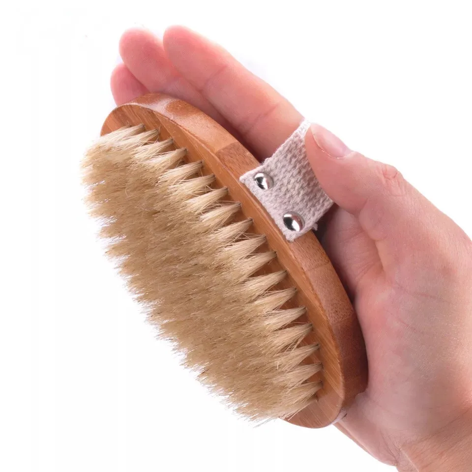 

Natural Bristles Bristle Brush Body Health Care Bath Brush Shower Bristle Brushes Massage Body Brush
