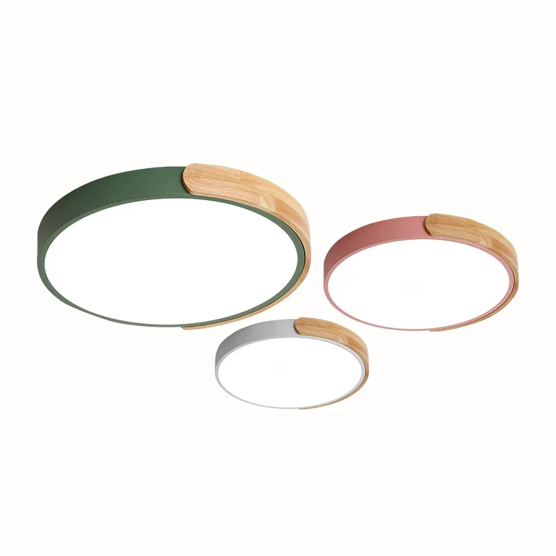 

Ultra-thin Creative Colored Circular LED Ceiling Lamp Children's Room Lighting Ceiling Lights Kindergarten Exhibition Hall Lamp