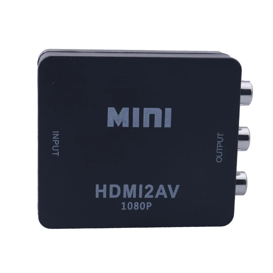 Elistooop HDMI2AV композитный скалер HDMI в RCA/AV/CVSB L/R адаптер для цифровой NTSC PAL выход 1080P DAC