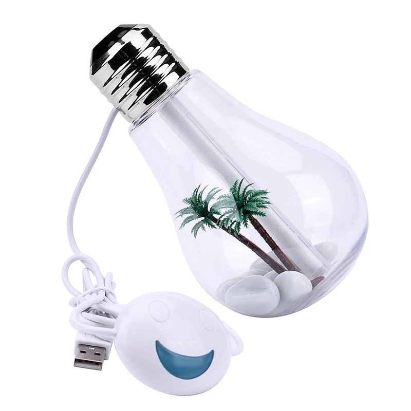 Светодиодная лампа 7 цветов с растением, Детские спальные лампы, декоративный Ночной светильник с диффузором, перезаряжаемый увлажнитель для офиса, подарок для спальни