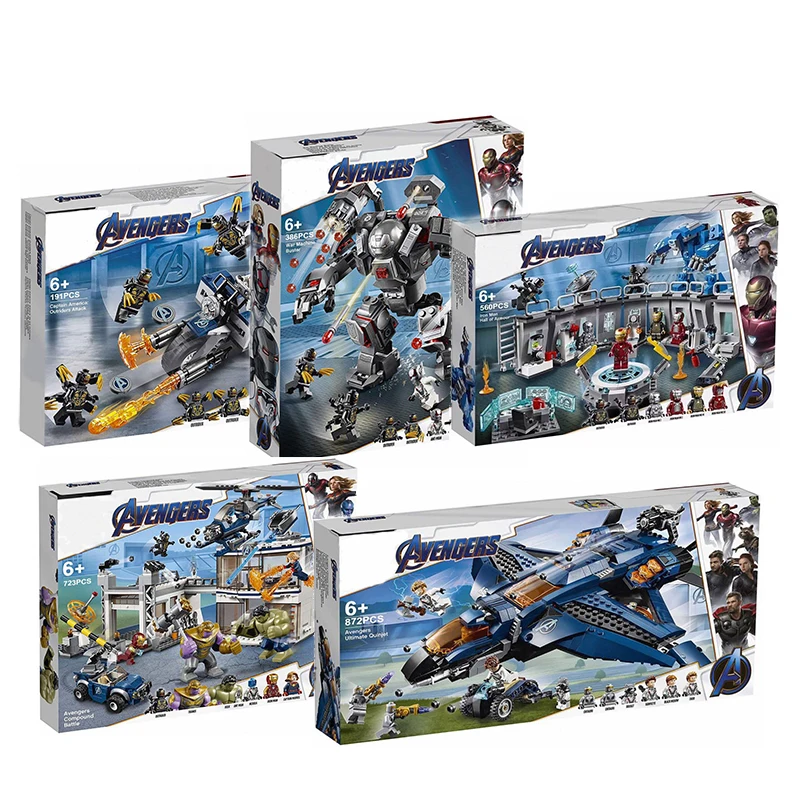 2019 Marvel Avengers Endgame Infinity War Super Heroes Series Building Blocks Bricks Toys For Children Compatible With Legoingly