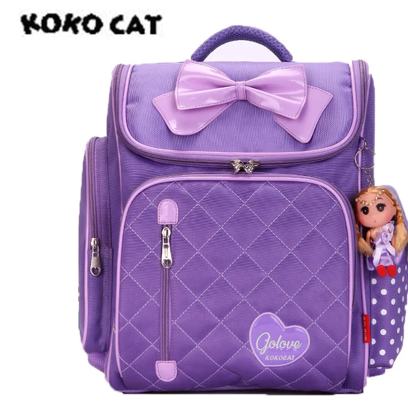Mochila escolar KOKO para niñas mochilas ortopédicas primarias niños mochilas escolares impermeables hombro encantador para adolescentes Mochila