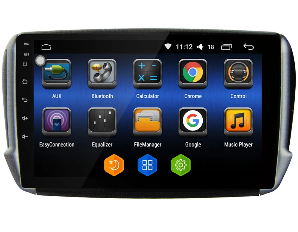 Top 10.1" IPS 4G DSP Carplay Android 8 Octa Core 4GB RAM 64GB ROM BT Car DVD Multimedia Player Radio For Peugeot 2008 208 2013-2018 1