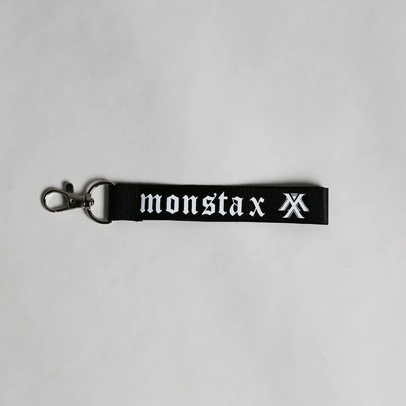 

KPOP Monsta X Name Keychain Mobile Phone Rope Lanyard Same Paragraph Dropshipping