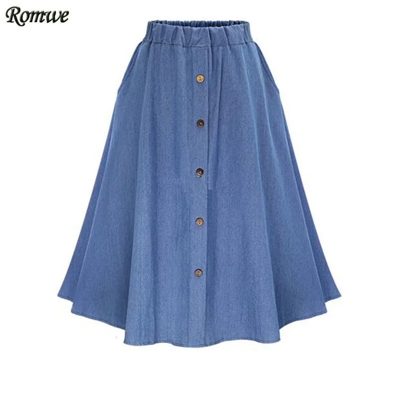 Denim Flare Skirt Reviews - Online Shopping Denim Flare