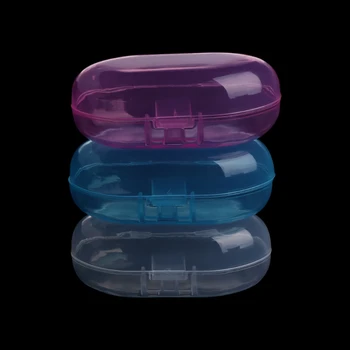 

Portable Baby Infant Finger Toothbrush Case Holder Storage Box Clear Travel
