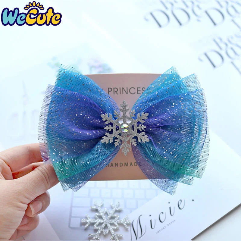 Wecute ins заколка для волос детский головной убор блестящая Аиша звезда бант малышей
