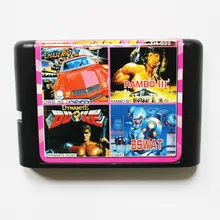 TH-022 4 в 1 игровой картридж 16 бит md мульти игровая карта для sega genesis/mega drive
