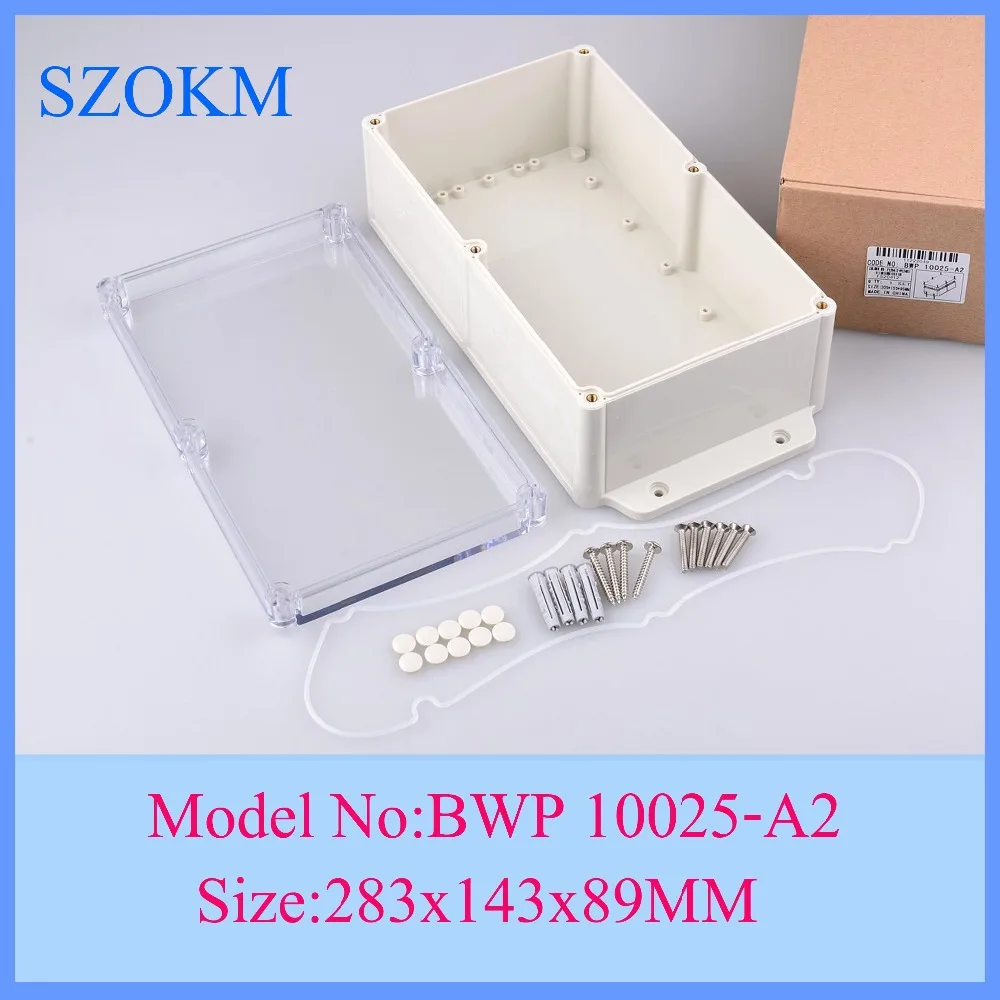 

4 pcs/lot box for electronics ip68 waterproof enclosure instrument case electrical enclosure wall mounting plastic enclosure