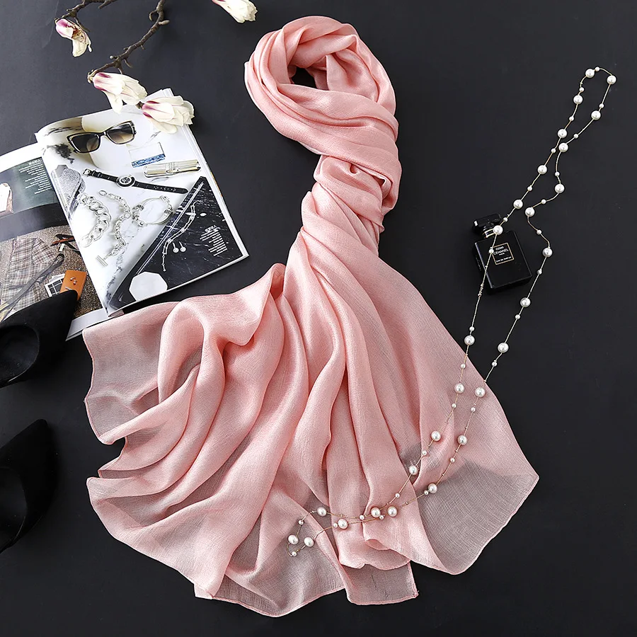 Весенний дизайн, простая мягкая льняная шаль, шарф для женщин, Модная тонкая Пляжная накидка, снуд, шелковые шарфы и хиджаб, платок Sjaal 180*90 см