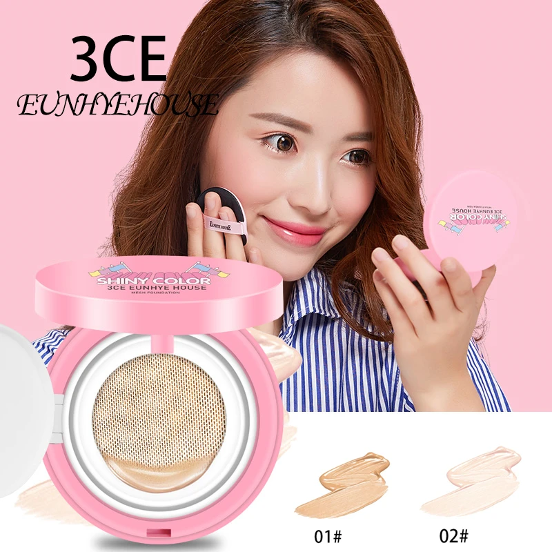 

3CE Eunhye House Exquisite Foundation Creams Lasting Waterproof Resistant Whitening Korean Style Air Cushion Cream Face Makeup
