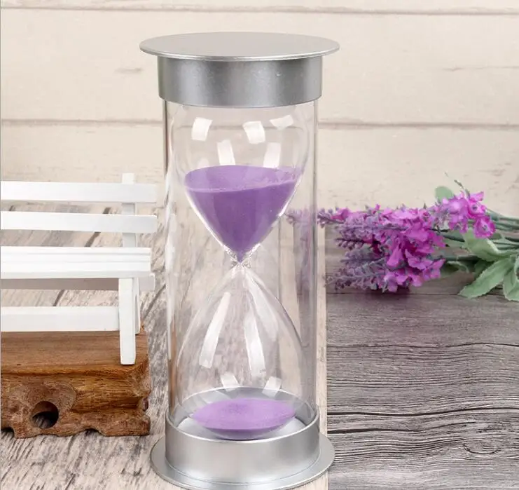 Multicolor Unbreakable Hourglass Timer Set for Home Decor and Gifting