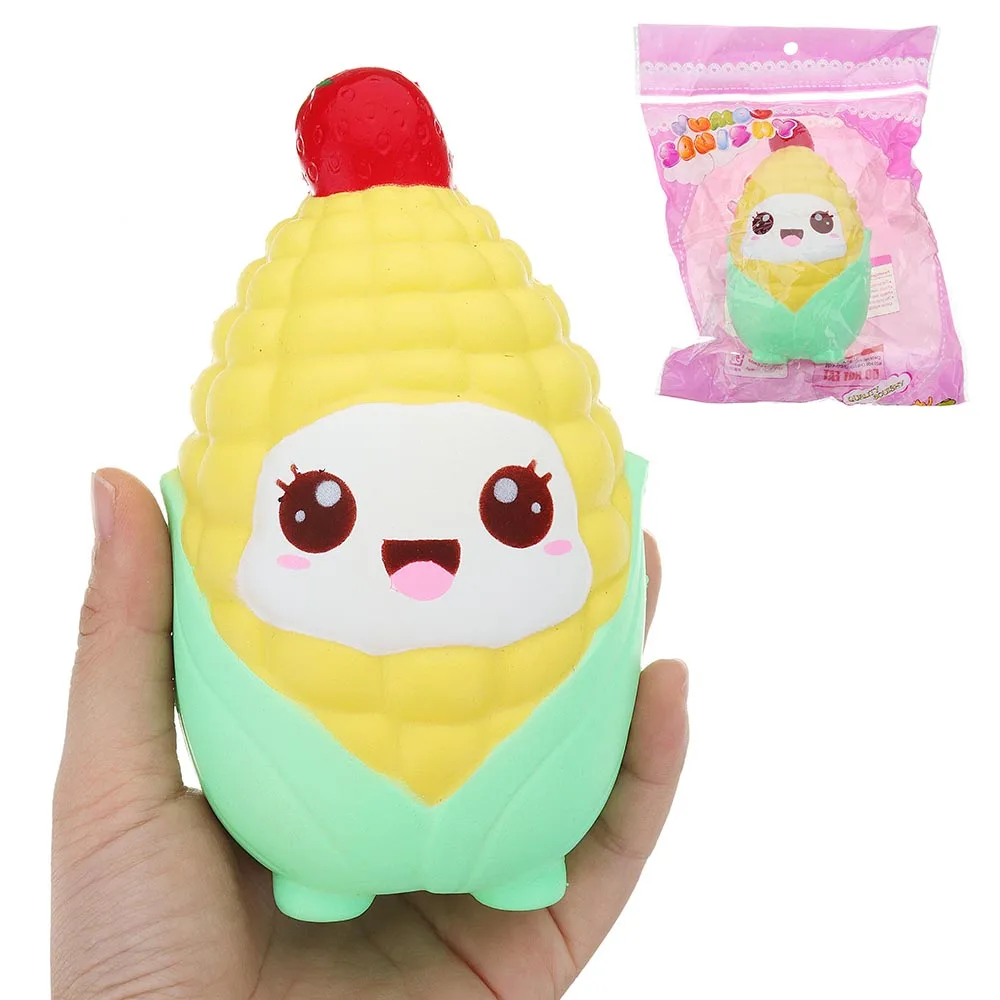 Squishyed игрушки кукурузы Прекрасный 9*14,5 см замедлить рост упаковка коллекции подарок мягкая отделка Новинка хватит снятия стресса детей