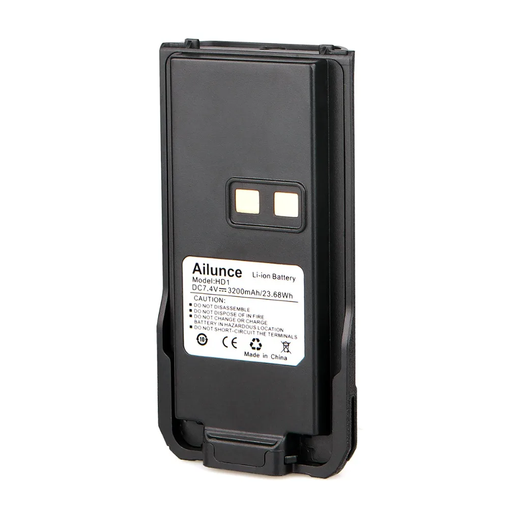 Оригинальный литий ионный аккумулятор 3200 мАч для Retevis Ailunce HD1 Dual Band DMR Radio