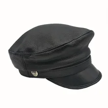 Женские шляпы из натуральной кожи женские армейские шляпы военные кепки высокого качества винтажные женские шляпы CS152