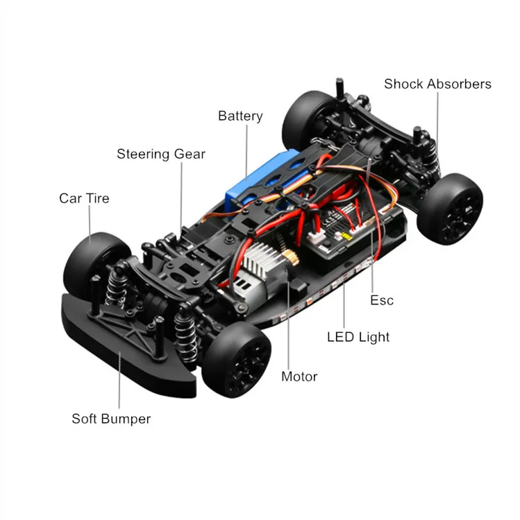 4WD 1:18 Масштаб RC грузовики 50 км/ч Профессиональные RC гоночные автомобили Дистанционное управление грузовик поддержка перемодели дрейф автомобиль игрушки для детей