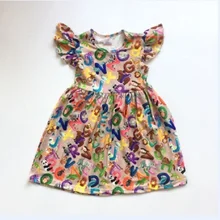 Летнее платье для маленьких девочек школьная одежда для девочек детское платье с пандами Эксклюзивное платье для девочек