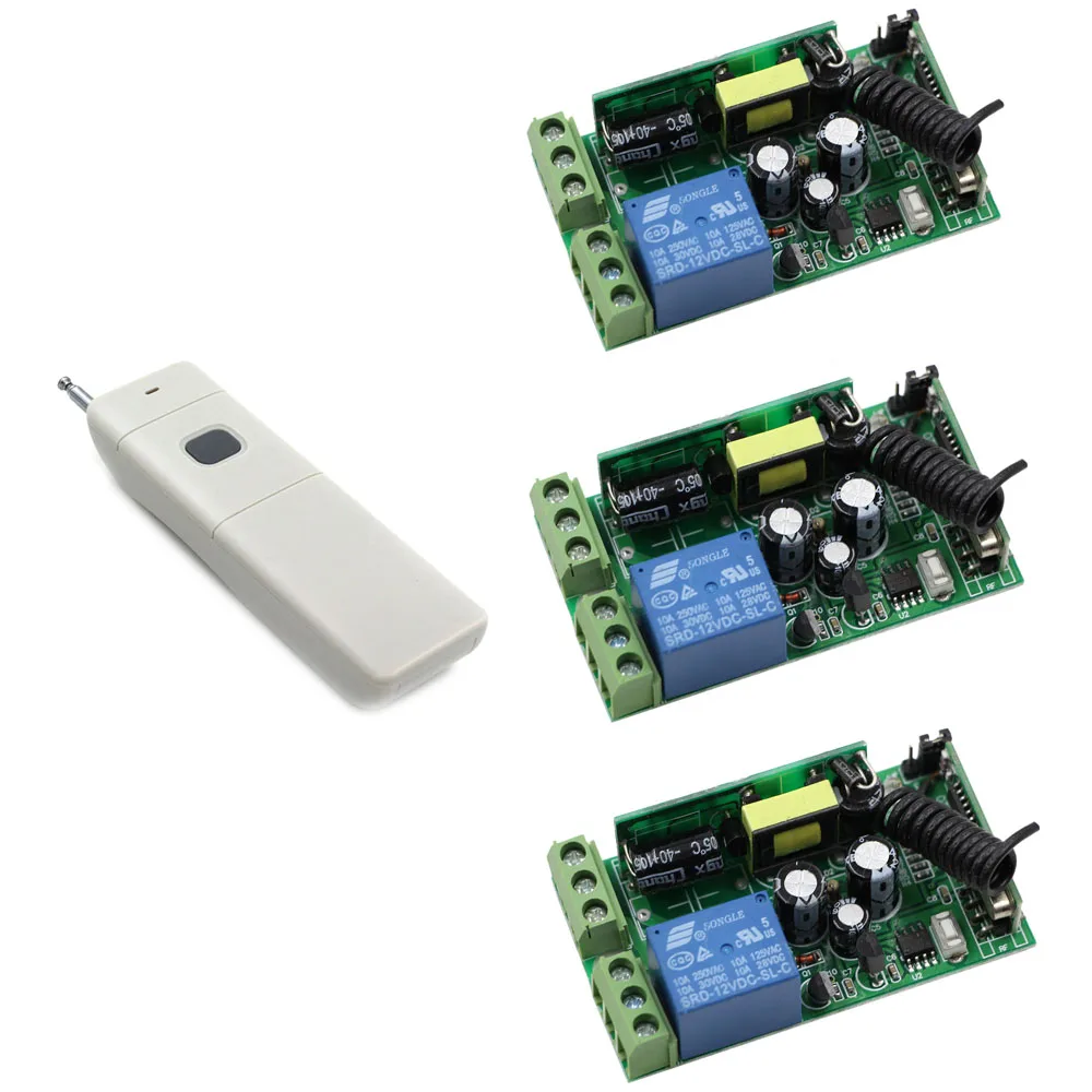 Lights & Lighting Trend Mark Hot Sale Wireless Remote Control Switches 1ch Relay Receiver+1000m Big Button Transmitter Power Switch 315/433mhz Learning Code Lighting Accessories