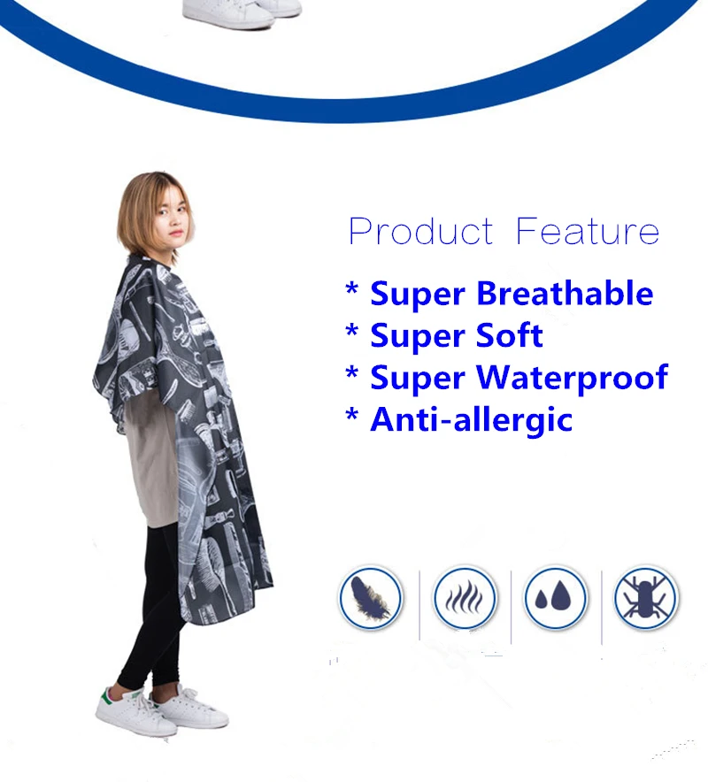 Factory kappers benodigdheden direct sales beauty alon haircutting apron DIY essential barber accessories/ Hairstylist Waterproo Factory kappers benodigdheden direct sales beauty alon haircutting apron DIY essential barber accessories/ Hairstylist Waterproo
