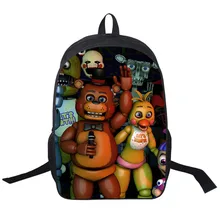 Five nights at Freddys Школьные ранцы для подростка Обувь для девочек Обувь для мальчиков милый мультфильм Рюкзак Дети школьный детский рюкзак Mochila Escolar
