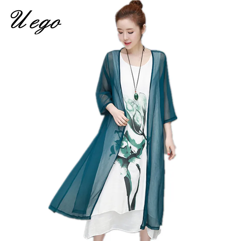 

2019 New Arrival Thin Light Cotton Linen Summer Dress Print Lotus Two Piece Set Women Summer Beach Casual Dress Female Vestidos