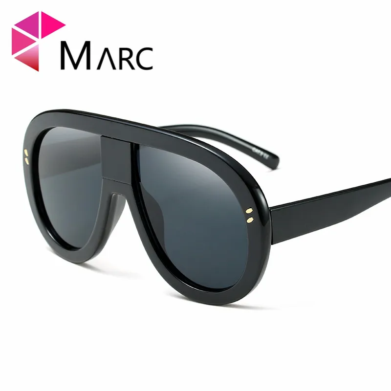 

MARC UV400 Sunglasses Plastic oculos Fashion Women Trend Goggle gafas eyewear sol Blue sun glasses White Pilot Brand luxury Men