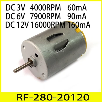 

New 5pcs DC 3V 4000RPM High speed motor DC 6V 7900RPM Low torque DC 12V 16000RPM Toy motor Brushed DC motors