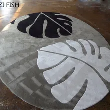 Круглый ковер, компьютерная обивка, alfombras, современные ковры ручной работы, для гостиной, спальни, модный креативный журнальный столик, диван, тапет