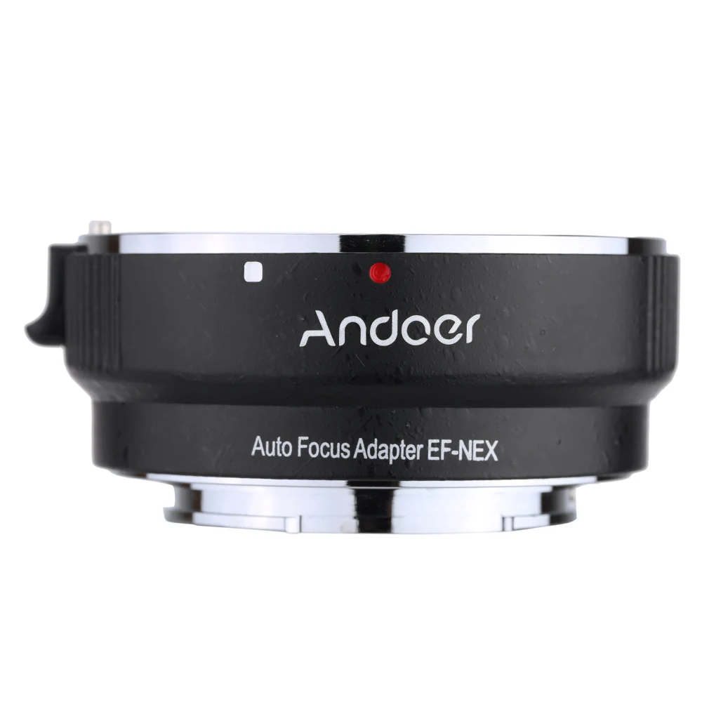 Andoer Автофокус AF EF-NEXII переходное кольцо объектива для Canon EF EF-S объектив для использования для sony NEX E крепление камеры полная Рамка A7/A7R