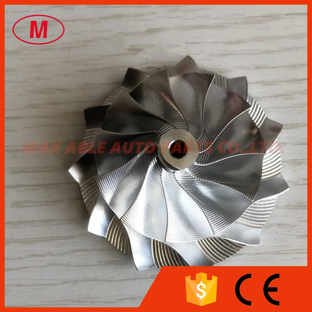 TD03 11+0 blades 42.00/56.00mm Point milling high performance Turbocharger Billet/milling/aluminum 2618 compressor wheel | Автомобили и