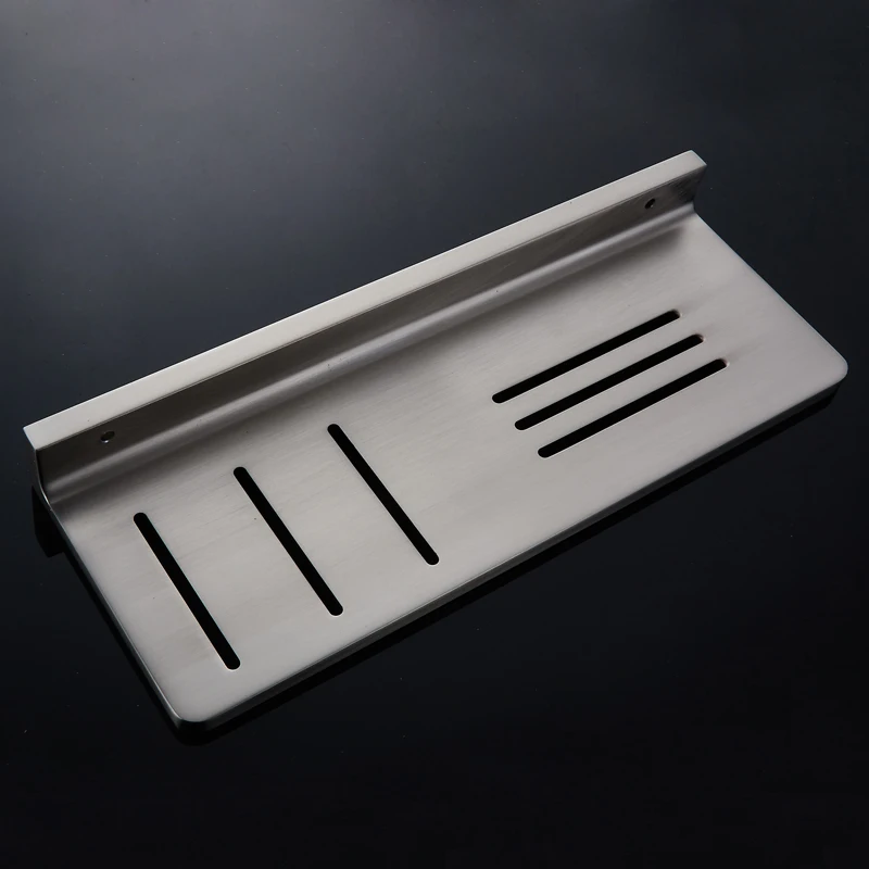 Soap Holder Aluminum Bathroom Shower Lengthen Drain Soap Dish Storage Rack Decorative Soap Dishes Wall Mounted Cosmetic Shelf