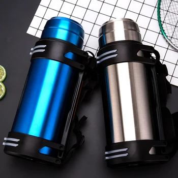 

Original Double Wall Stainless Steel Vacuum Flask Insulated Travel Mug 2000ML Leak Proof and BPA Free Eco-Friendly