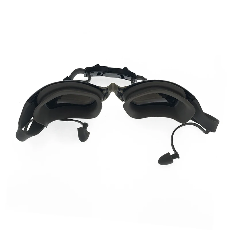 Профессиональные силиконовые плавательные очки Анти-туман и анти-УФ снаряжение для бассейна затычки для ушей мужские и женские спортивные очки для подводного плавания