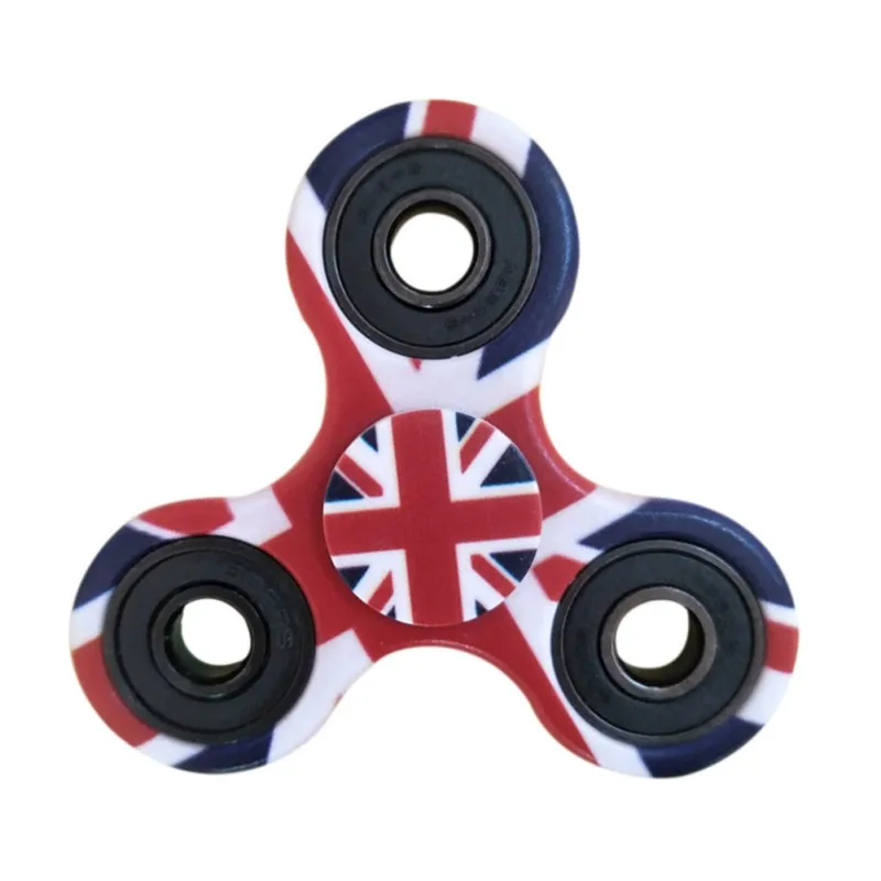 

New Printed GyroTri-Spinner Hands Fidget Toy Plastic EDC Hand Spinner Relief Focus Toys For Autism and ADHD Gift