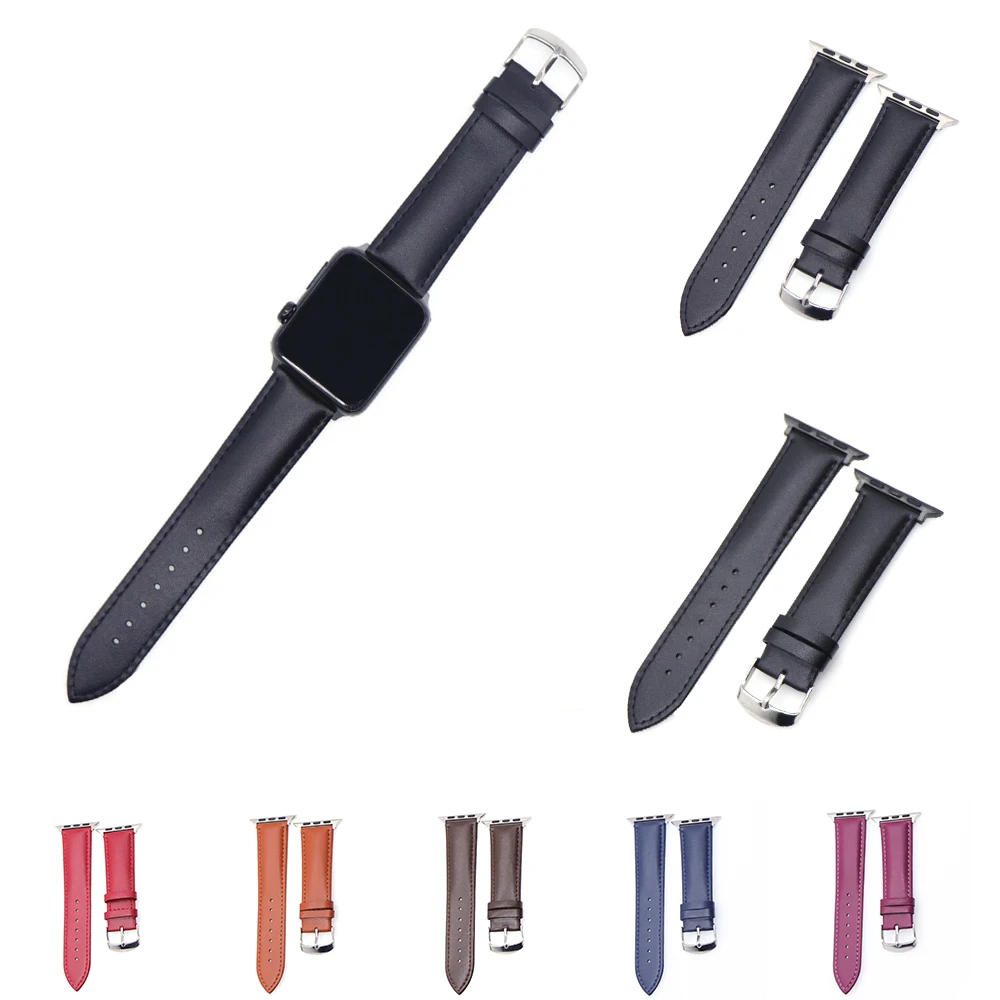 

High quality Leather loop for iWatch 4 Sports Strap Single Tour band for Apple watch 42mm 38mm Series 1&2&3
