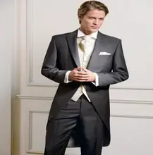 Ternos Masculino 2016 Custom Made Handsome Dress Suits Men 3 Piece Suits Jacket Tuxedos Groom Wedding Suits