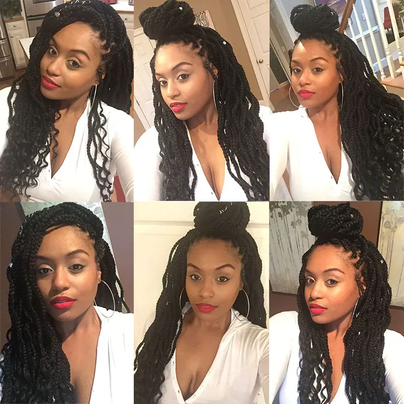 Beyond Beauty синтетические накладные волосы на крючках 3S Pre Twist косички черные для