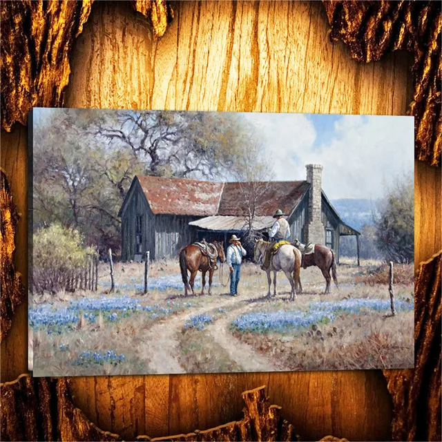 Martin Grelle Native American Indian Life Canvas Painting Living Martin Grelle Native American Indian Life Canvas Painting Living Room Bedroom Home Decor Modern Mural Art Oil 012