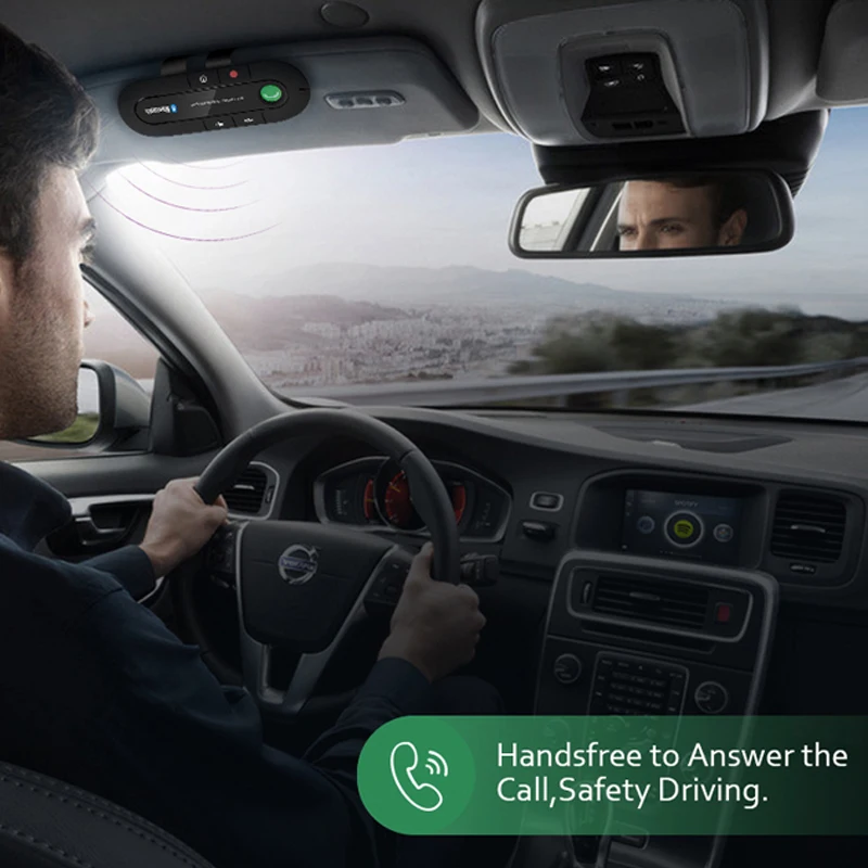Автомобильный стерео гарнитура Bluetooth автомобильный комплект беспроводной