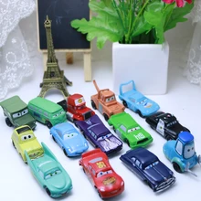 14pcs/Set Disney Pixar Cars 2-7cm Figures Mini PVC Action Figure Model Toys Dolls Classic Lightning McQueen Toys for Children