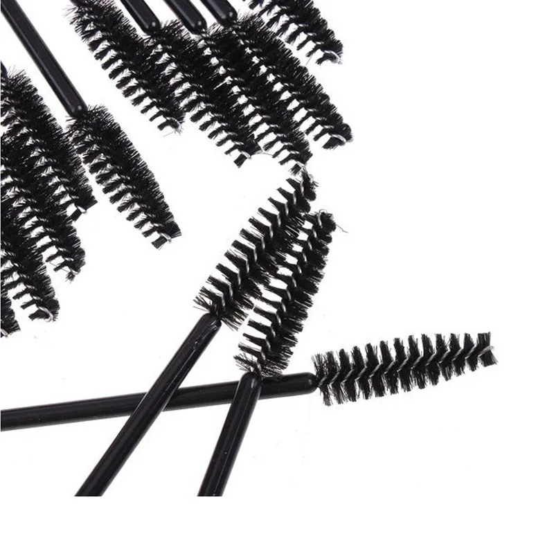 50pcs Eyelash Brush Mascara Wands Applicator Spoolers Makeup Handle