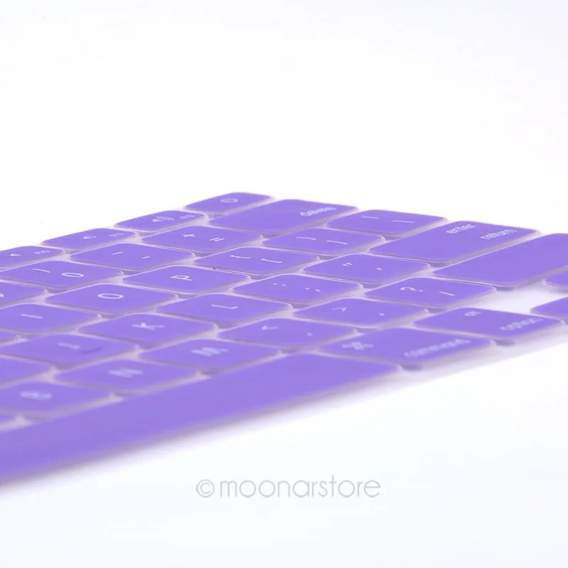 Силиконовая клавиатура защитная пленка для Apple Macbook Pro MAC 13 15 Air 13 мягкая клавиатура Наклейки 9 цветов#5
